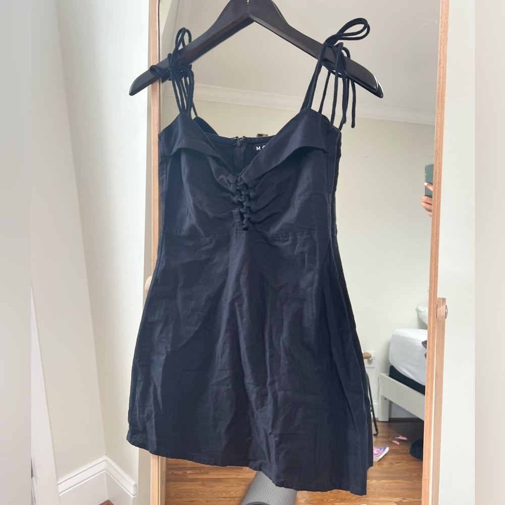 Black Motel Rocks Mini Dress